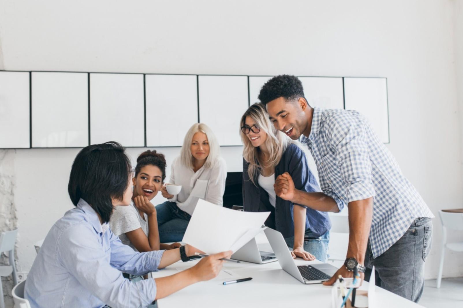 Teamwork und Zusammenarbeit im Finanzbereich